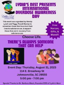International Overdose Awareness Day Event